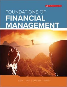 Foundations Of Financial Management 12th Edition [paperback] By Stanley B. Block, Geoffrey A. Hirt, Bartley Danielsen, Doug Short [Jan 01, 2021]