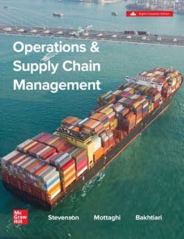 Operations & Supply Chain Management With Connect + Print Text 8th Edition [paperback] William J Stevenson,Hydeh Mottaghi,Behrouz Bakhtiari [Feb 01, 2024]