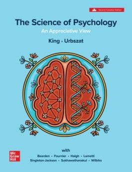 The Science Of Psychology: An Appreciative View [paperback] Laura A. King,Dax Urbszat [Feb 01, 2024]