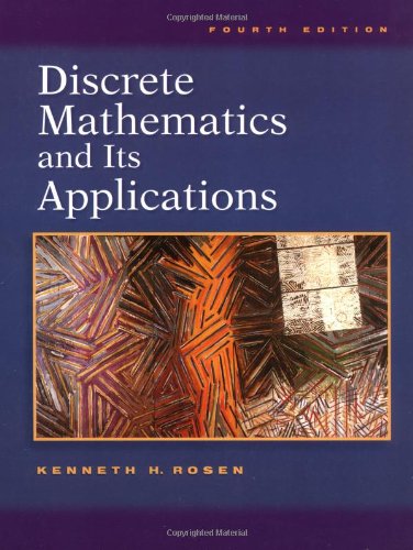 Discrete Mathematics and Its Applications [paperback] Kenneth H. Rosen Wcb McGraw-Hill [Jan 01, 1998]