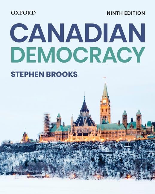 Canadian Democracy [paperback] Brooks, Stephen [Mar 17, 2020]