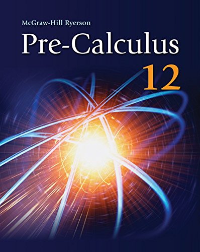 Pre-Calculus 12 Student Workbook [paperback] Carlson, Scott [Apr 17, 2012]